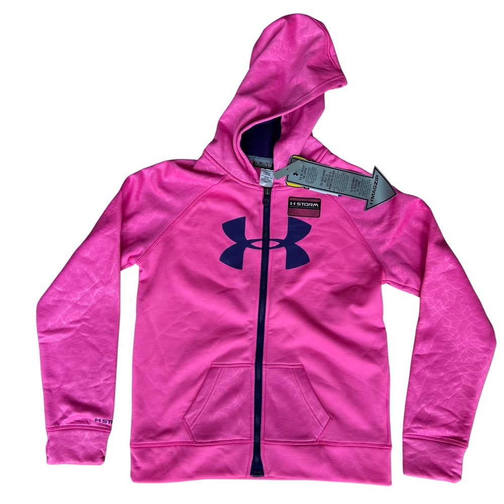 NWT Girls Under Armour Zipup